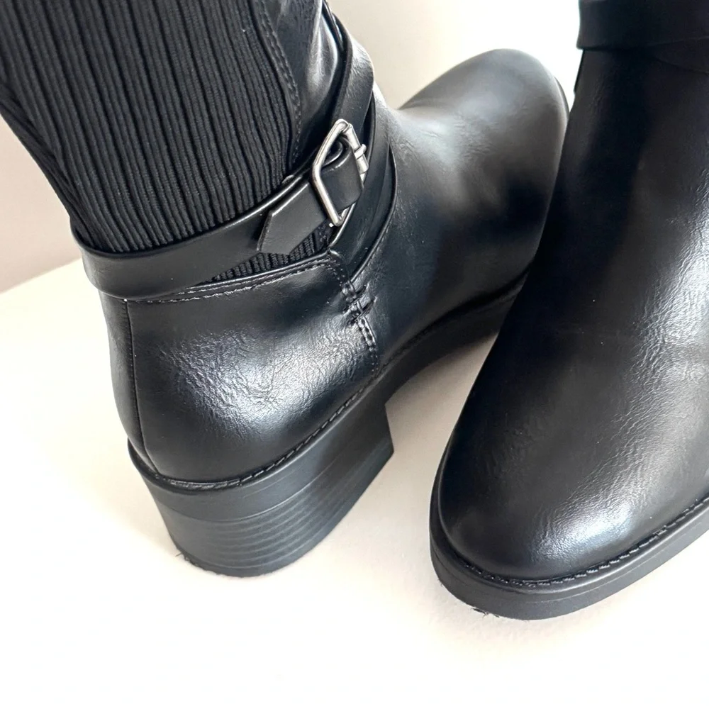Life Stride Black Over the Knee Boots - Picture 7 of 16